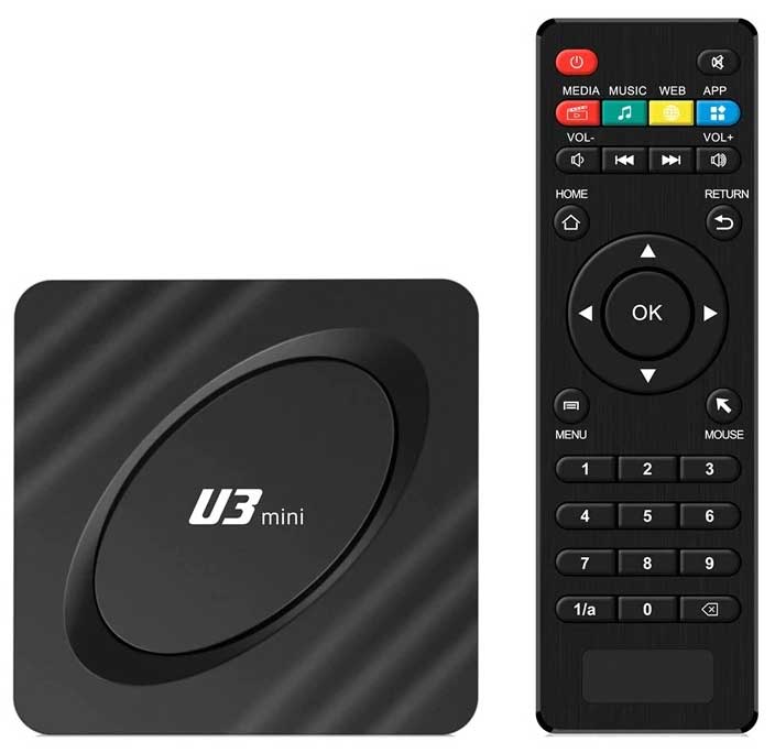 Android TV Box U3 mini 4K - dodatni pogled