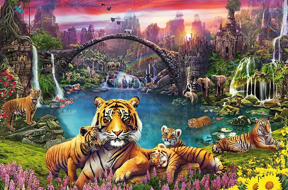 Ravensburger Slagalica 3000 delova - Raj za tigrove 16719