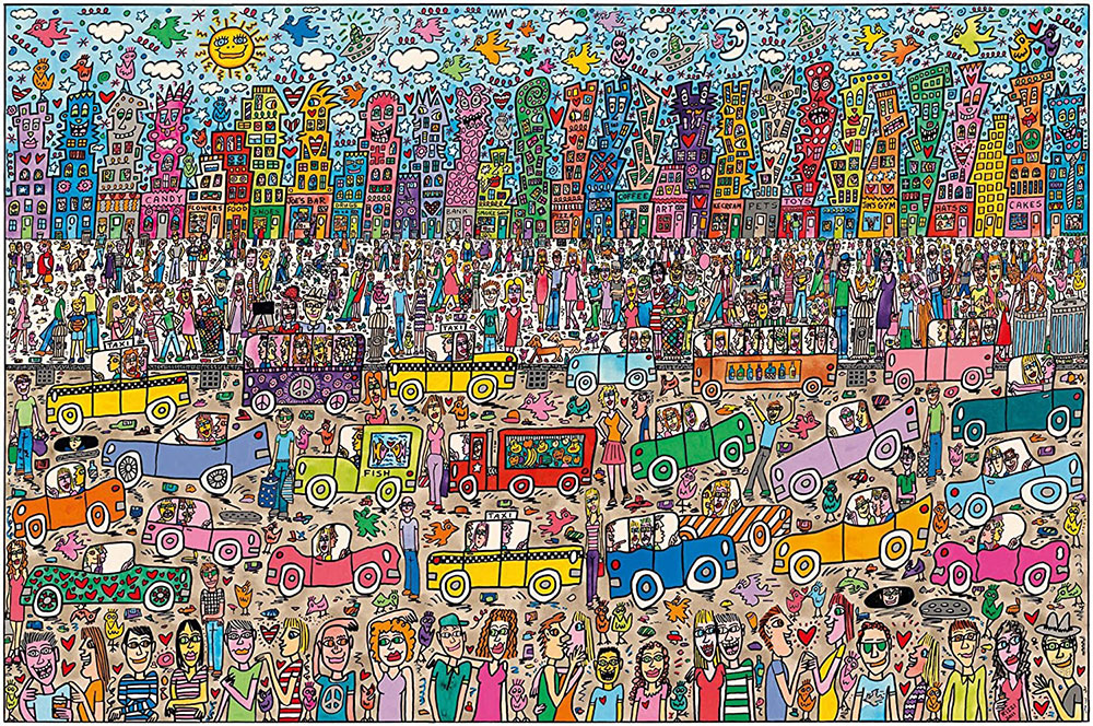 Ravensburger Puzzle 5000 delova - Džejms Rizi - Nothing is as Pretty as a Rizzi City 17427 - dodatni pogled