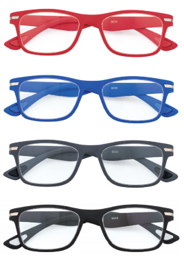 Prontoleggo Naočare za čitanje sa dioptrijom Rubber, crvene +3.0 - dodatni pogled