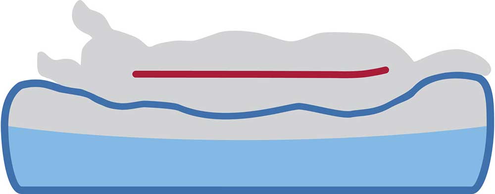 Ortopedski krevet za pse 90cm Lino Vital grey Trixie 374051 - dodatni pogled