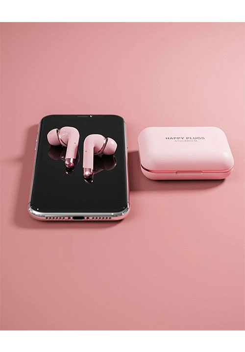 Happy Plugs Stockholm Air 1 Plus In-Ear Pink Gold True Wireless Bežične Slušalice - dodatni pogled