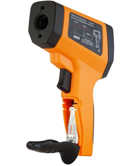Infracrveni termometar 1600°C DT1600 - dodatni pogled
