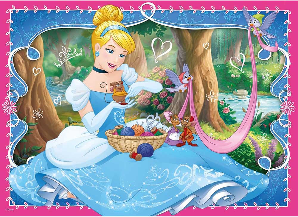 Slagalice 4x42 dela Disney Princess Ravensburger 06857 - dodatni pogled