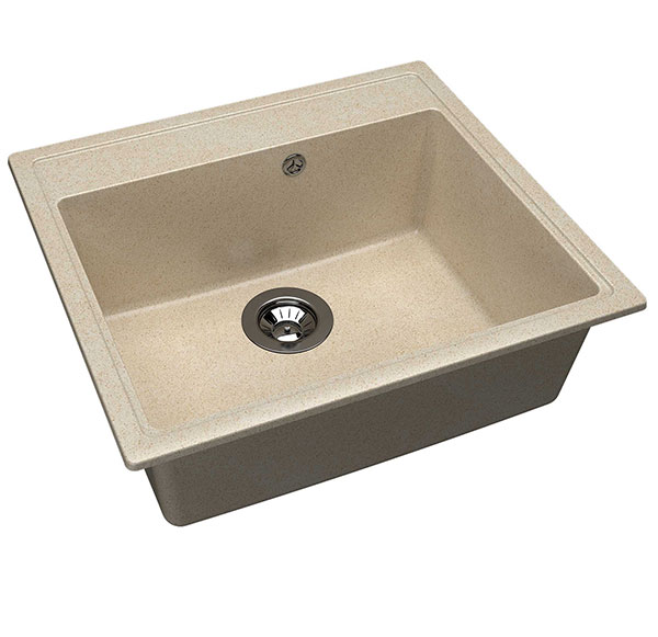 Dr.Gans Nika 570 pravougaona granitna sudopera u bež boji - dodatni pogled