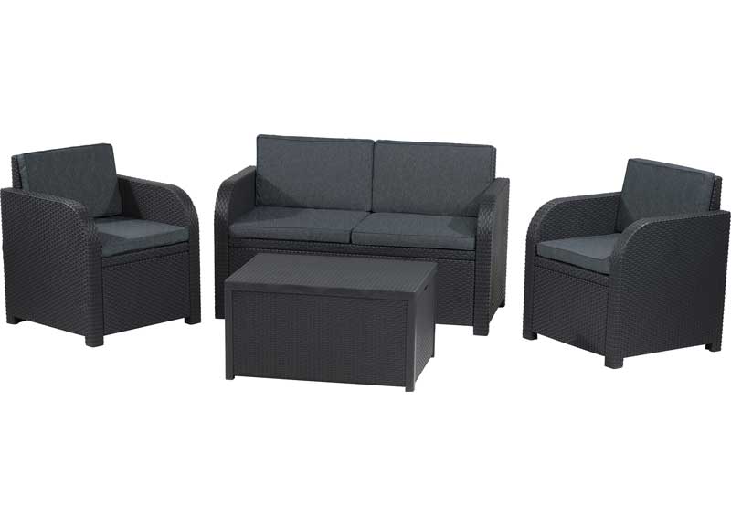 Keter Baštenska garnitura Modena Grafit CU 218236 - dodatni pogled