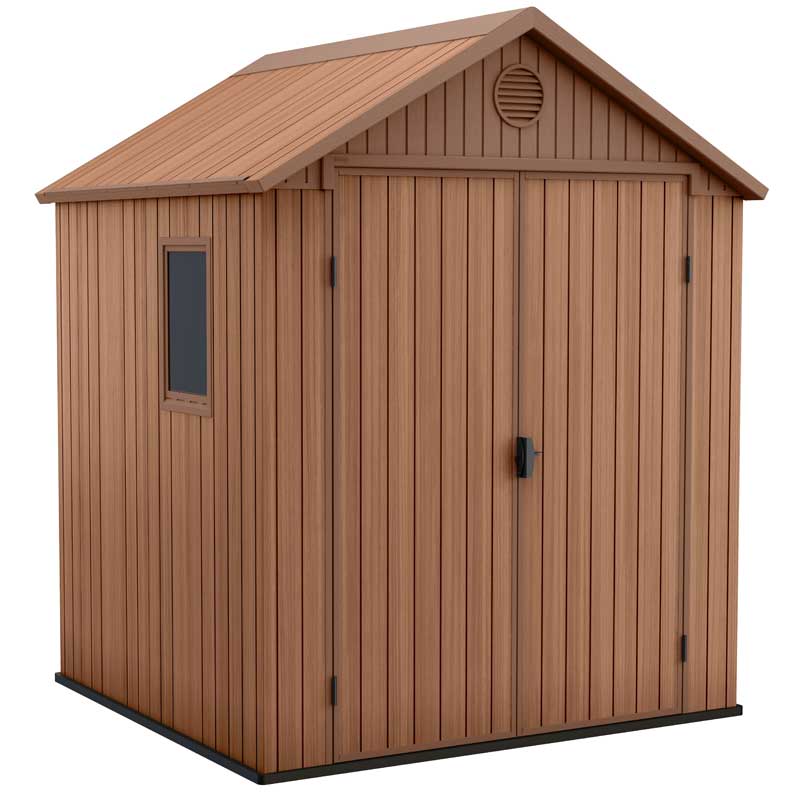Keter Baštenska pomoćna kućica Šupa Darvin 6X6FT braon - dodatni pogled