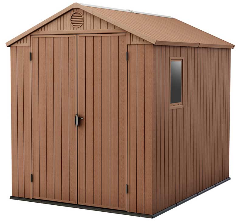 Keter Baštenska pomoćna kućica Šupa Darvin 6X8FT braon - dodatni pogled