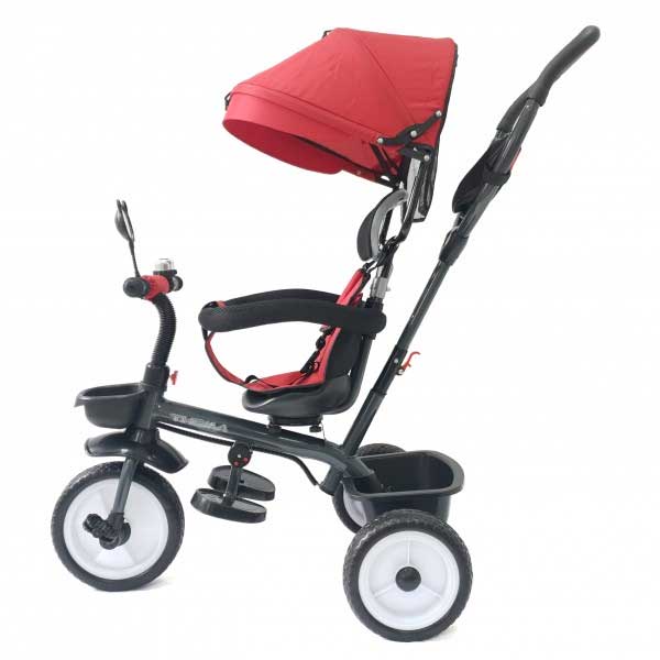Dečiji tricikl Guralica sa tendom TS-018 Crveni - dodatni pogled