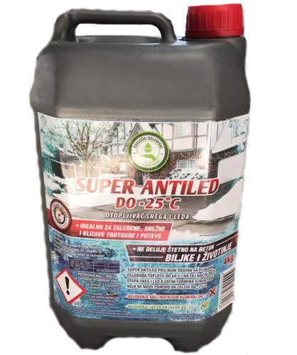 Sredstvo za topljenje leda i sprečavanje smrzavanja Anti Led 4kg - dodatni pogled