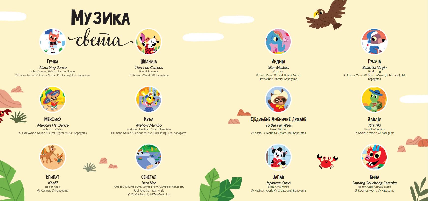 Muzička knjiga Muzika sveta Kreativni centar - dodatni pogled