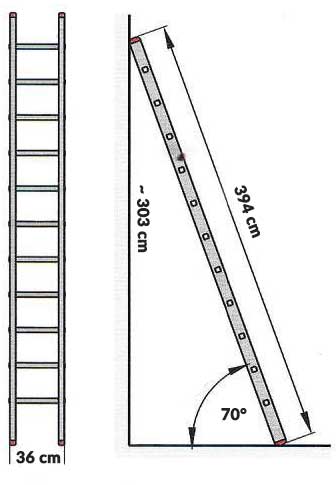 Merdevine Sa 14 stepenika Maxmara Kućne Aluminijumske - dodatni pogled