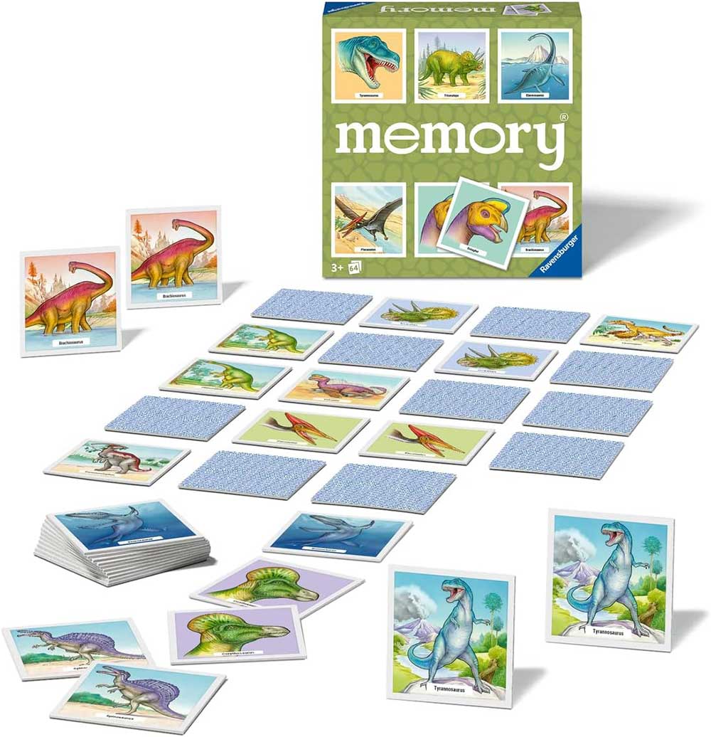 Društvena igra Memorija Dinosaurusi Ravensburger 20924 - dodatni pogled
