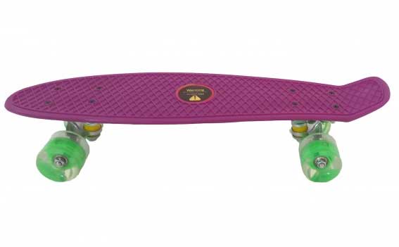 Dečiji skejtbord sa svetlećim točkovima TS-001 Purple - dodatni pogled