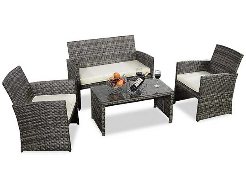 Baštenska garnitura Malaga Siva - dodatni pogled