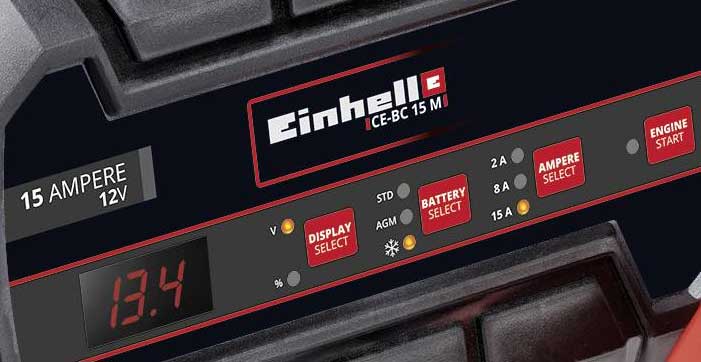 Einhell Punjač akumulatora sa mikroprocesorom 12V Jump Start CE-BC 15 M - dodatni pogled