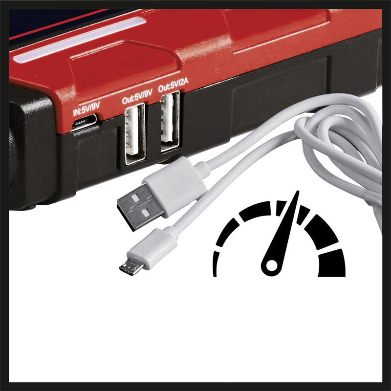 Einhell 12V Starter baterija za akumulator CE-JS 8 - dodatni pogled