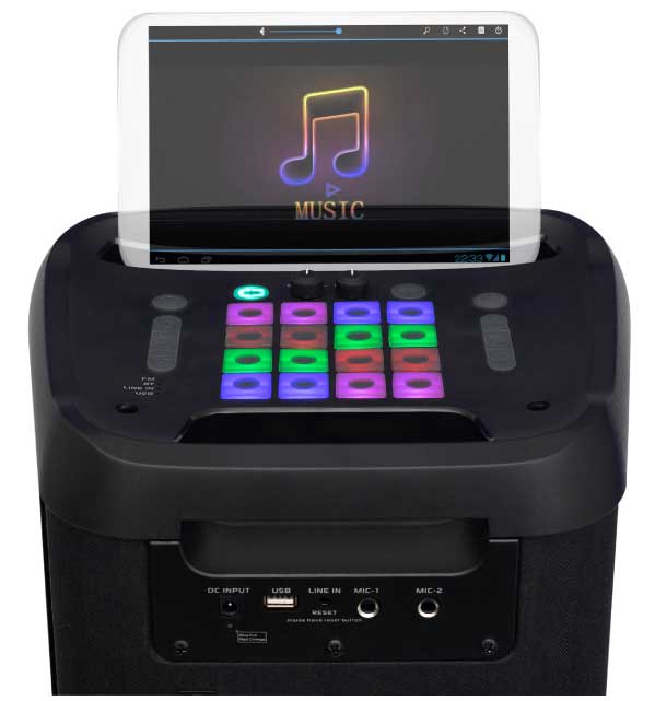 Bluetooth zvučnik 80W sa punjivom baterijom PAR221DJ - dodatni pogled