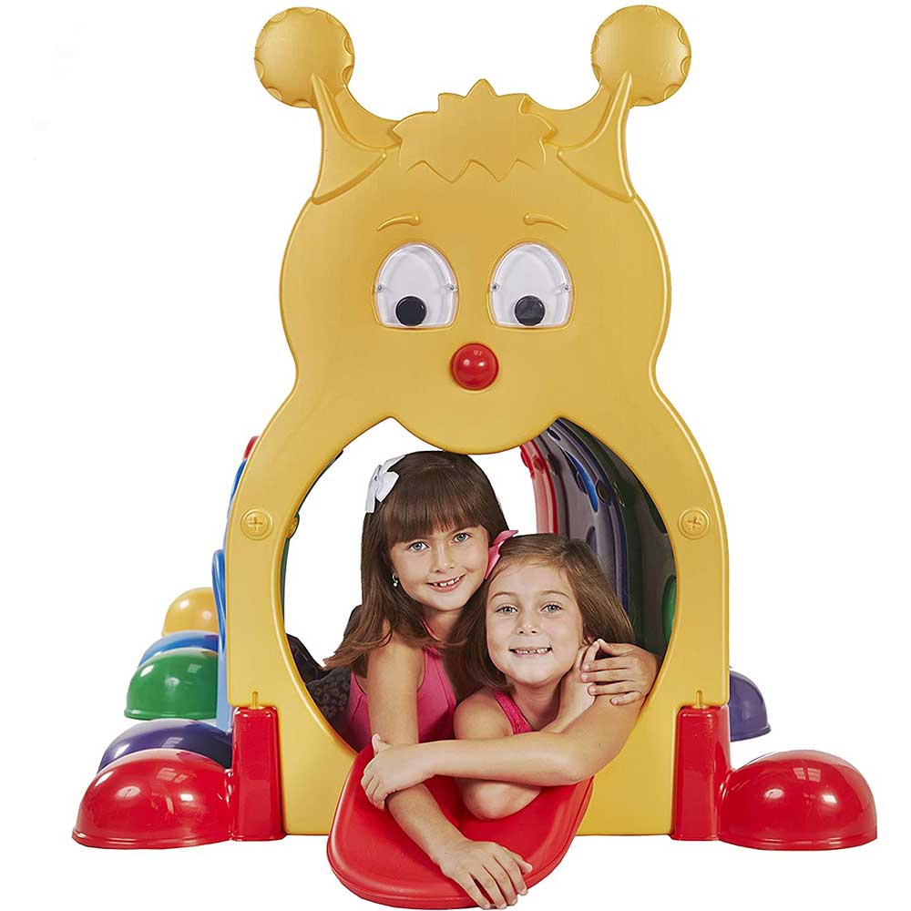 Dečiji tunel za provlačenje i penjanje Gusenica Gus žuta - dodatni pogled