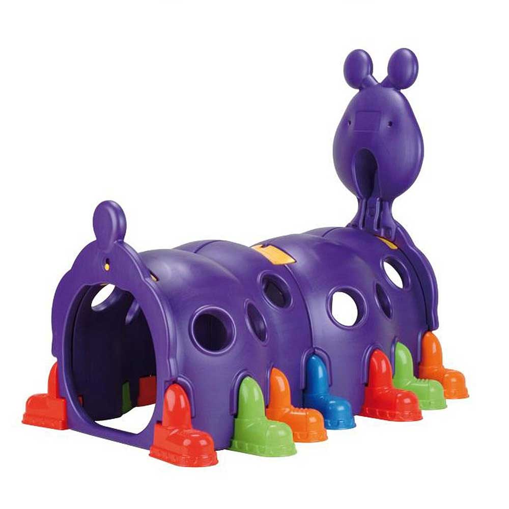 Dečiji tunel za provlačenje i penjanje Gusenica Peek-A-Boo ljubičasta - dodatni pogled