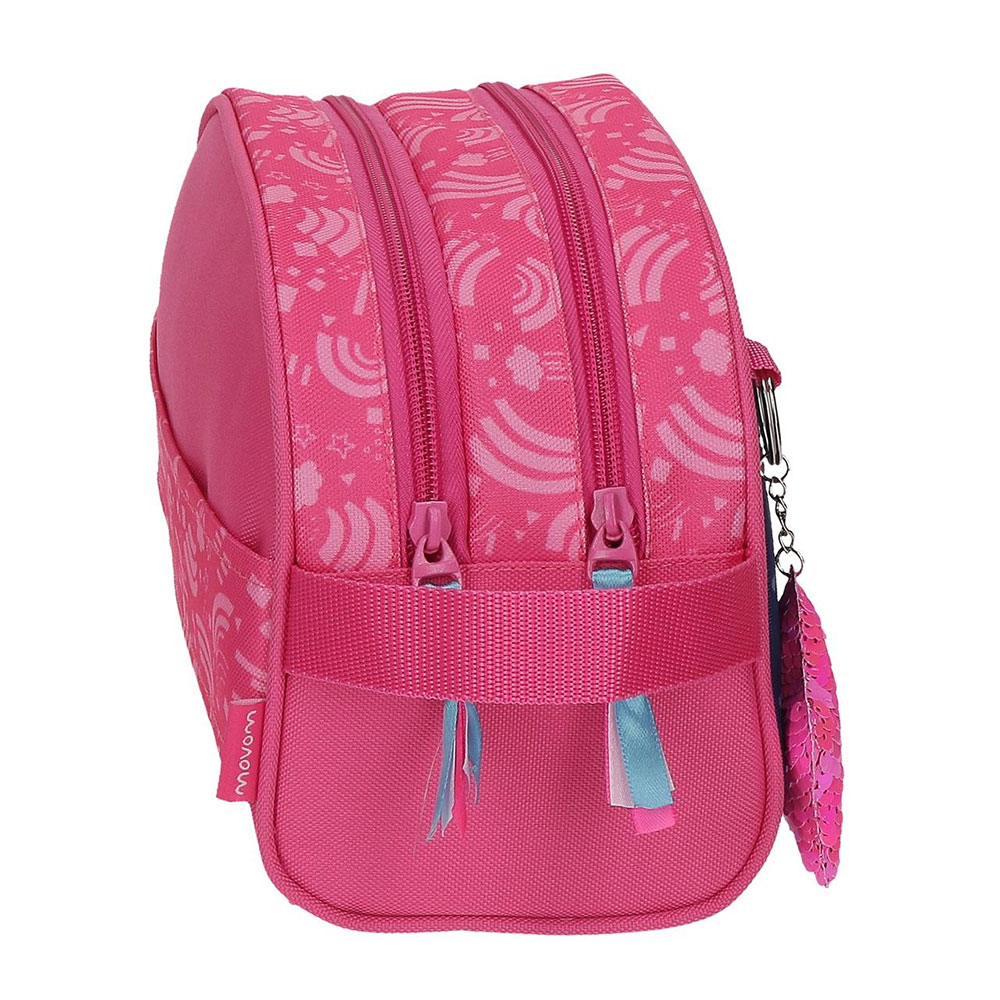 Neseser sa 2 pregrade Movom Glitter Rainbow 30444 - dodatni pogled