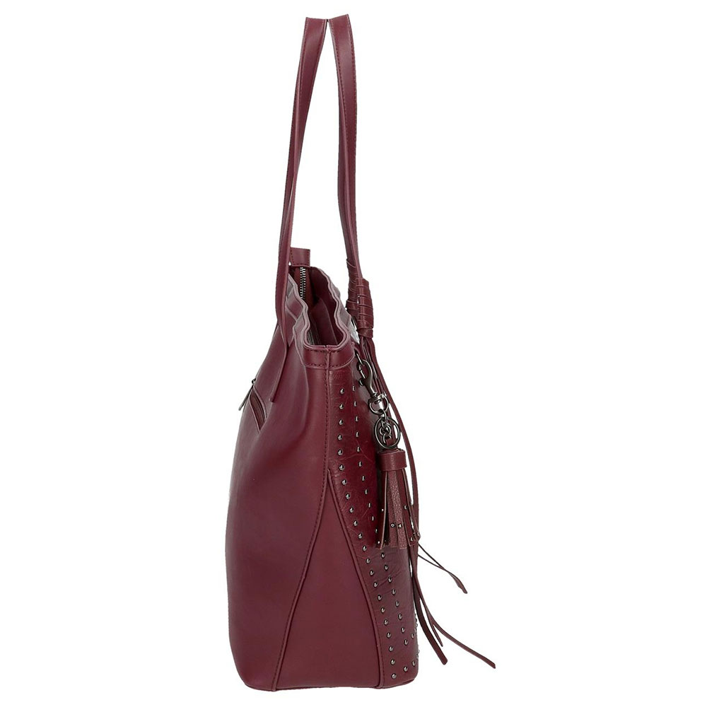 Pepe Jeans Ženska poslovna torba za laptop Chic Bordo 77675 - dodatni pogled
