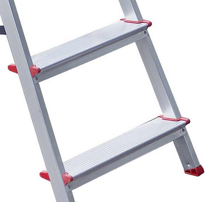 Aluminijumske merdevine sa četiri stepenika i platformom CXT06-05 - dodatni pogled