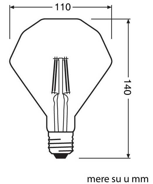 Osram LED filament sijalica Toplo bela 4W E27 4058075091955 - dodatni pogled
