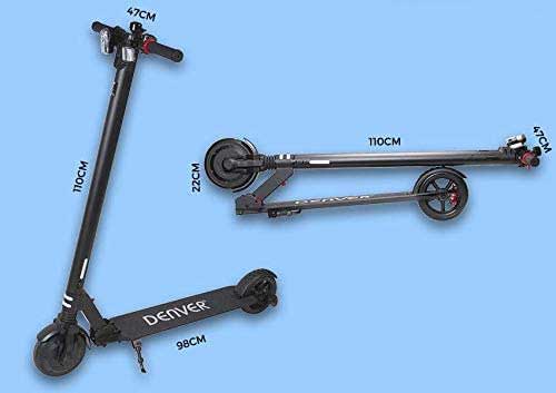 Sklopiv elektro trotinet sa punjivom baterijom Denver SEL-65220 Crni - dodatni pogled