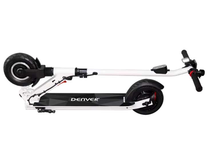 Sklopiv elektro trotinet sa punjivom baterijom Denver SEL-80130 Beli - dodatni pogled