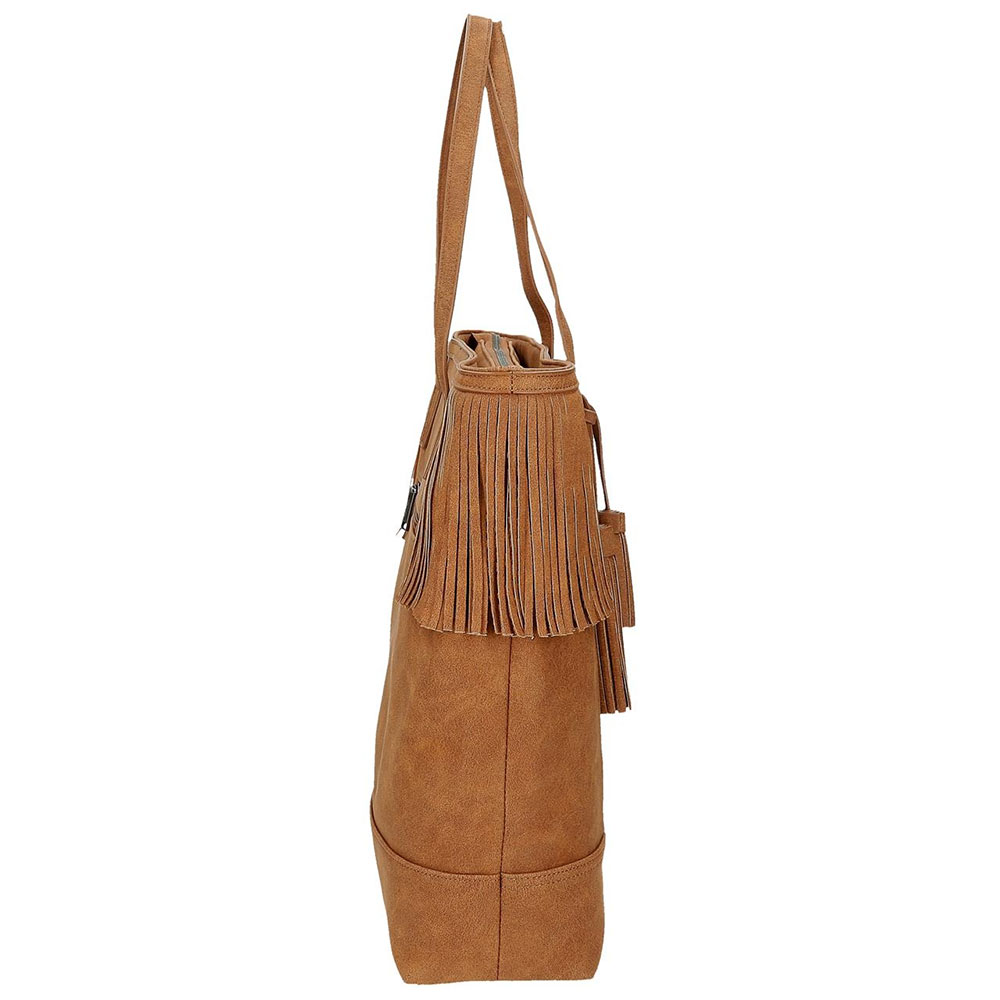 Velika torba Pepe Jeans Cote Brown 77776 - dodatni pogled
