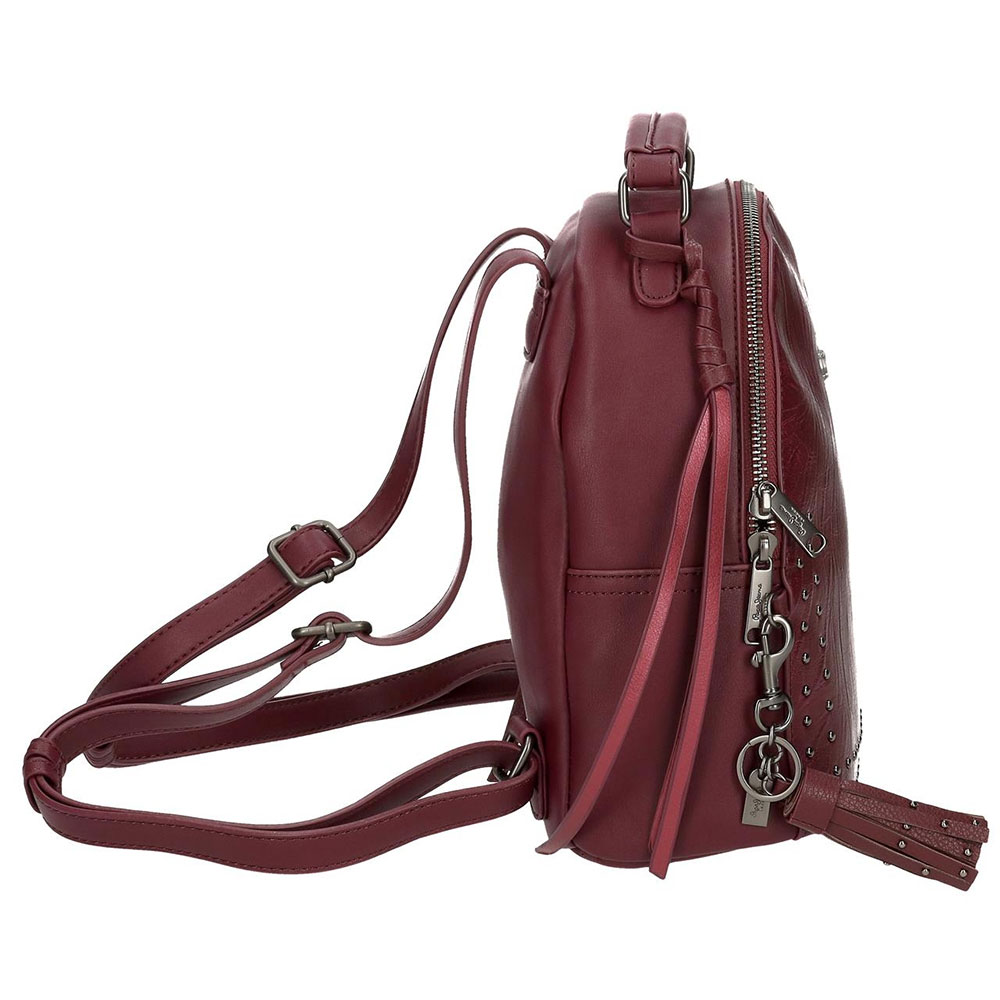 Pepe Jeans Modni ranac Chic Bordeaux 25cm 77620 - dodatni pogled