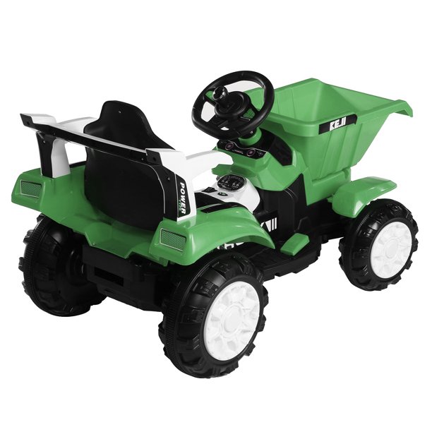 Dečiji traktor na akumulator 281 zeleni - dodatni pogled