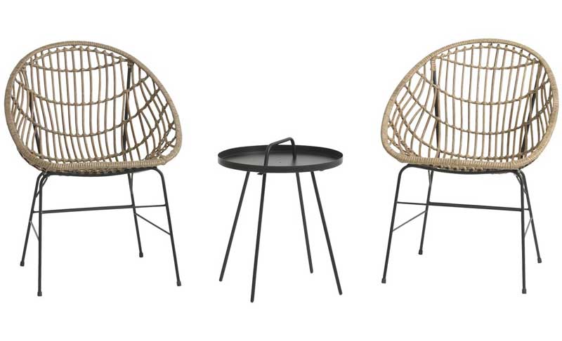 Balkonska garnitura Staxis Sto i dve stolice - dodatni pogled