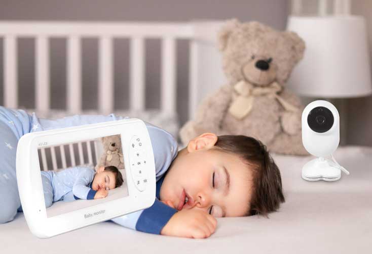 Baby kamera sa monitorom za nadzor KBM-520 - dodatni pogled