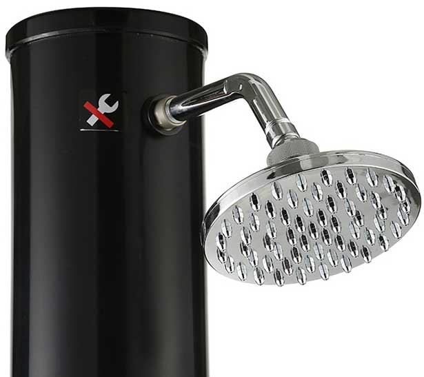 Stubni solarni tuš 20L sa dodatnom slavinom za pranje noguKR-08 - dodatni pogled