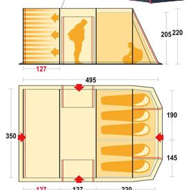 Ferrino Sator Kodiak 5 - dodatni pogled