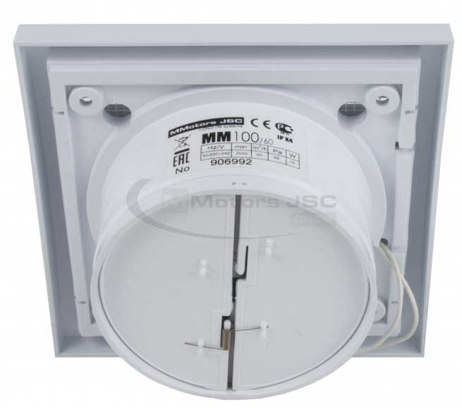 Ventilator za kupatilo sa zaklopcem MMotors MM 100 1047 - dodatni pogled