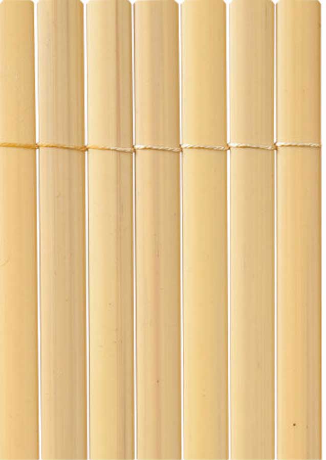 Ograda od veštačkog bambusa - 2m x 3m Bež - dodatni pogled