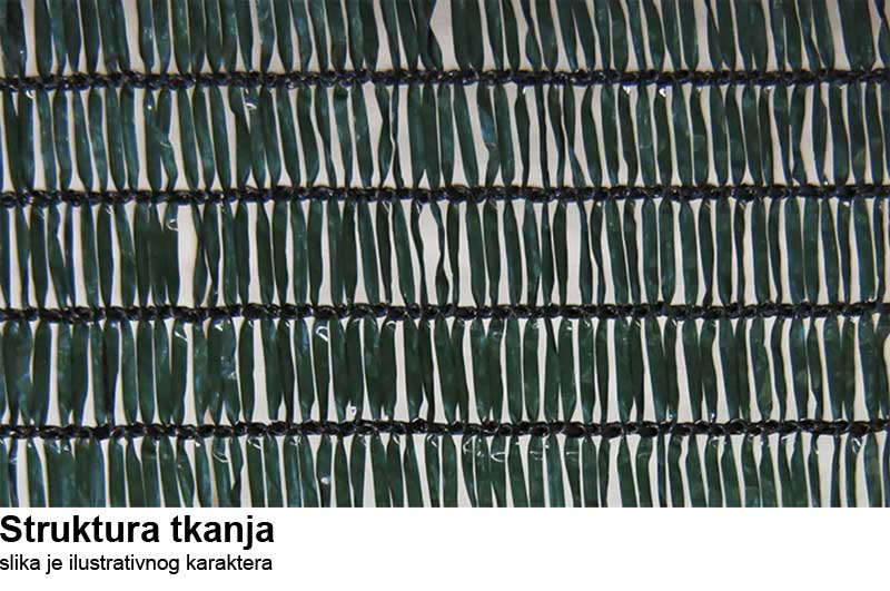 Zaštitna mreža od Sunca u obliku trougla 3.6m Bež - dodatni pogled