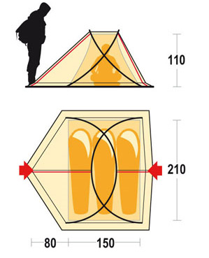 Ferrino Sator T-Home 3 - dodatni pogled