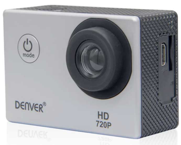 Akciona kamera sa vodootpornim kućištem Denver ACT-320SILVERMK2 - dodatni pogled