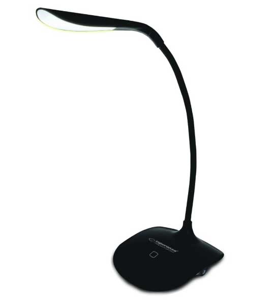 Stona lampa sa napajanjem preko USB-a ili baterija Esperanza Acrux Black - dodatni pogled