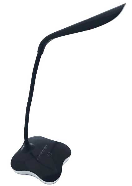 Stona lampa sa USB ili napajanjem preko baterija Esperanza Mimosa Black - dodatni pogled