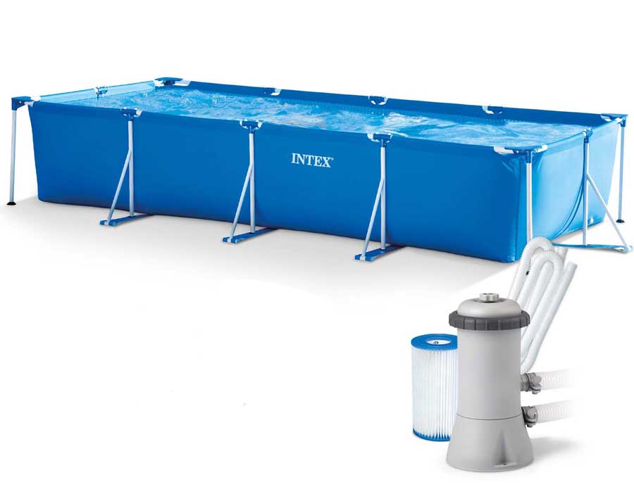 Pravougaoni bazen sa pumpom 450x220x84cm Intex 28274 - dodatni pogled
