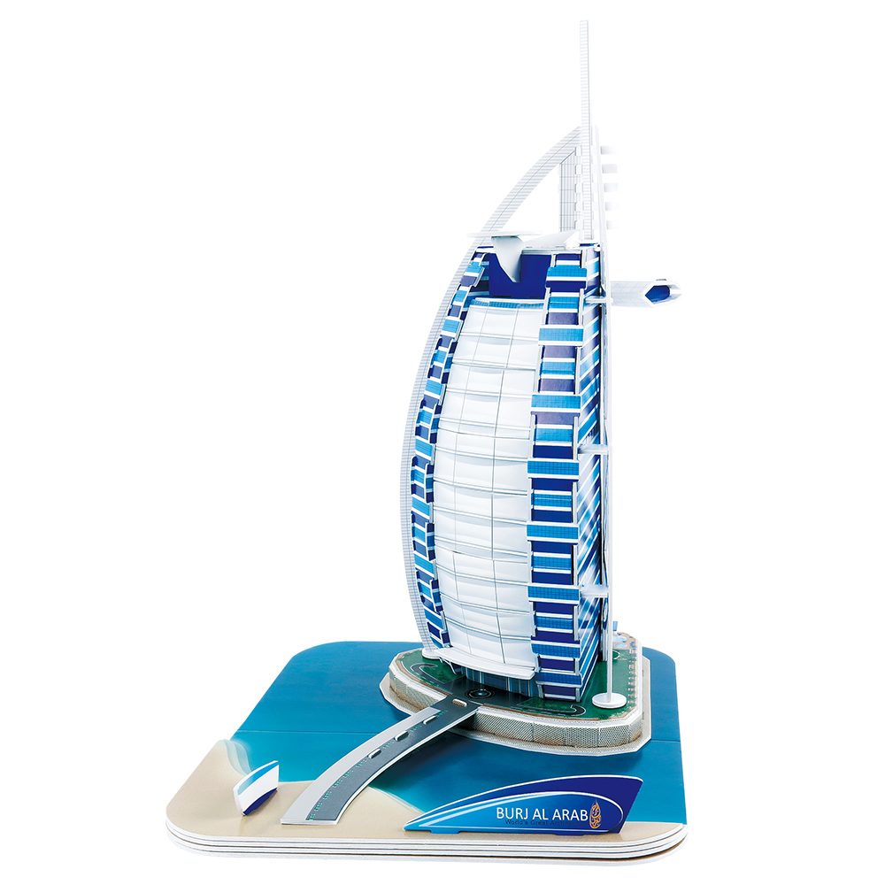 CubicFun 3D Maketa kule Burj Al Arab C065h - dodatni pogled