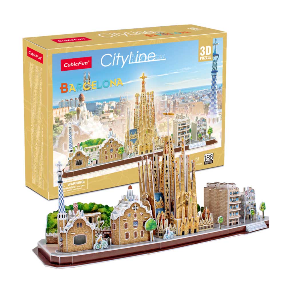 CUBIC FUN 3D Maketa City Line Barcelona MC256h - dodatni pogled
