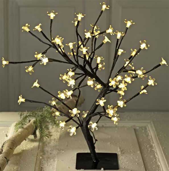 LED Bonsai Svetleće Drvo 45 cm - Toplo Belo Svetlo - dodatni pogled