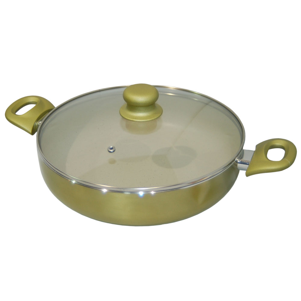 LORME Classic Šerpa sa poklopcem granit 28cm 4.5L Gold - dodatni pogled