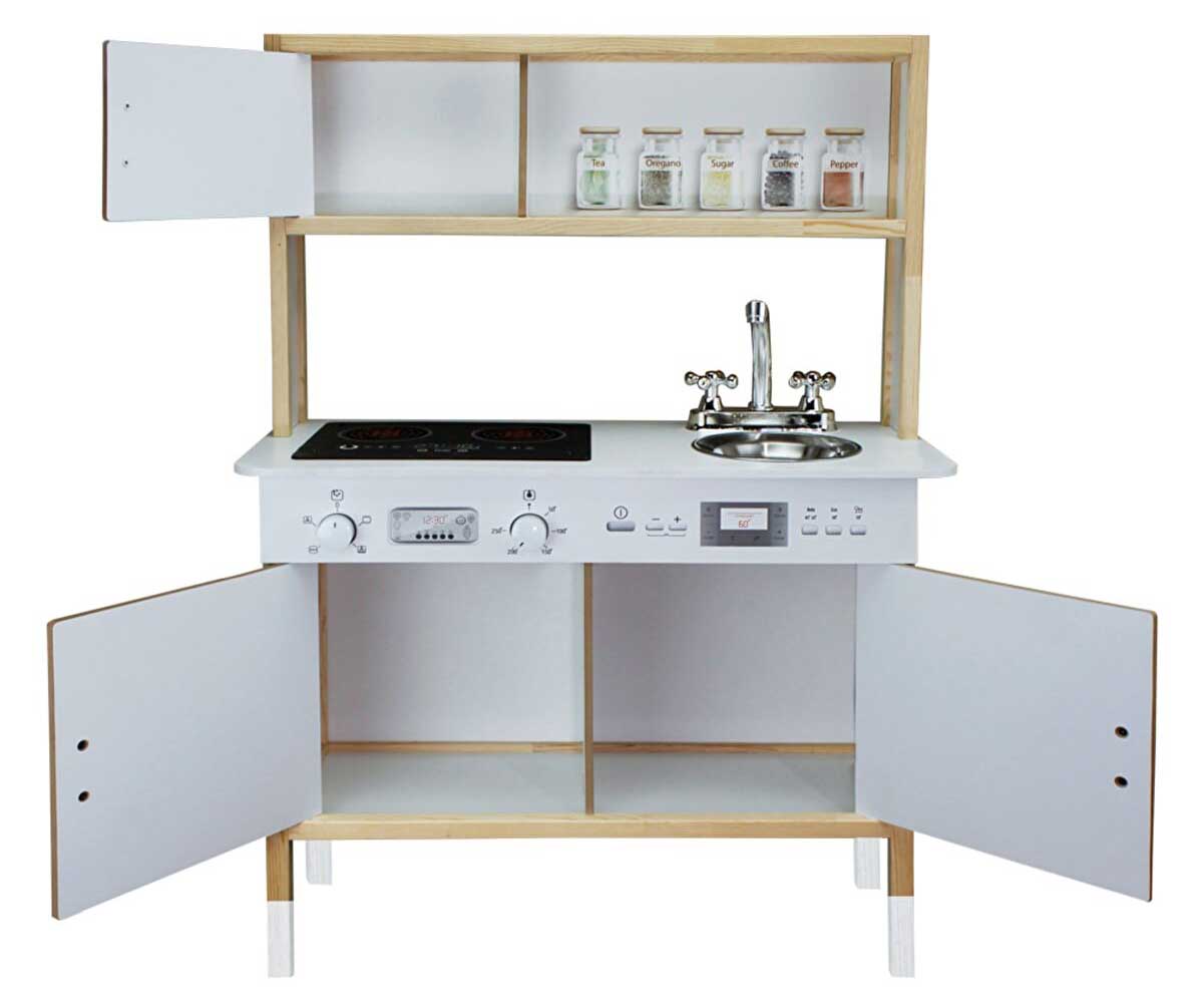 Dečija Kuhinja od Drveta i Medijapana  - dodatni pogled